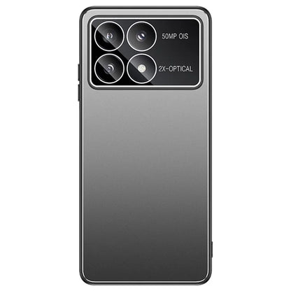 For Xiaomi Poco F6 Pro 5G / Redmi K70 5G / K70 Pro 5G Case PC+TPU Matte Back Phone Cover with Lens Film