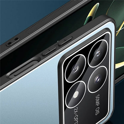 For Xiaomi Poco F6 Pro 5G / Redmi K70 5G / K70 Pro 5G Case PC+TPU Matte Back Phone Cover with Lens Film