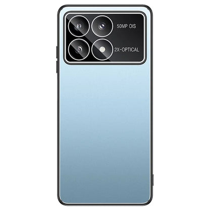 For Xiaomi Poco F6 Pro 5G / Redmi K70 5G / K70 Pro 5G Case PC+TPU Matte Back Phone Cover with Lens Film