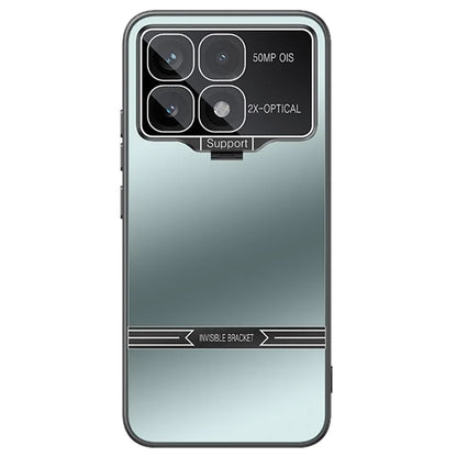 For Xiaomi Poco F6 Pro 5G / Redmi K70 5G / K70 Pro 5G Case Kickstand PC+TPU Matte Phone Cover with Lens Film