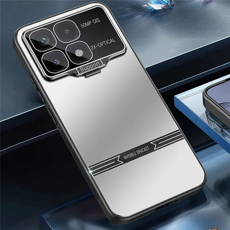 For Xiaomi Poco F6 Pro 5G / Redmi K70 5G / K70 Pro 5G Case Kickstand PC+TPU Matte Phone Cover with Lens Film