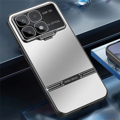 For Xiaomi Poco F6 Pro 5G / Redmi K70 5G / K70 Pro 5G Case Kickstand PC+TPU Matte Phone Cover with Lens Film