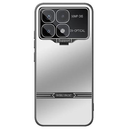 For Xiaomi Poco F6 Pro 5G / Redmi K70 5G / K70 Pro 5G Case Kickstand PC+TPU Matte Phone Cover with Lens Film