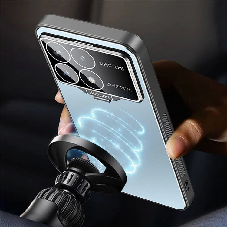 For Xiaomi Poco F6 Pro 5G / Redmi K70 5G / K70 Pro 5G Case Shockproof PC+TPU Phone Cover Invisible Lens Kickstand