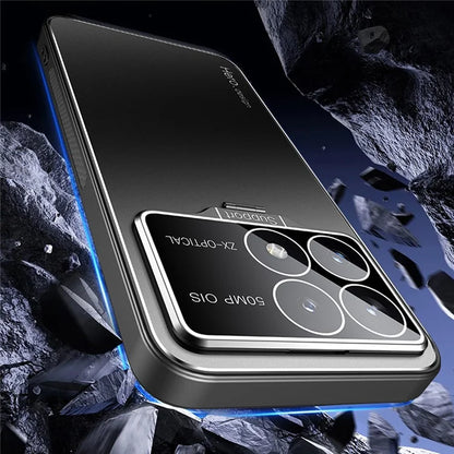 For Xiaomi Poco F6 Pro 5G / Redmi K70 5G / K70 Pro 5G Case Shockproof PC+TPU Phone Cover Invisible Lens Kickstand