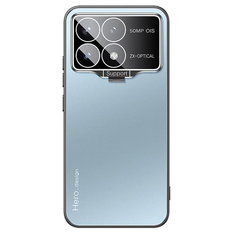 For Xiaomi Poco F6 Pro 5G / Redmi K70 5G / K70 Pro 5G Case Shockproof PC+TPU Phone Cover Invisible Lens Kickstand