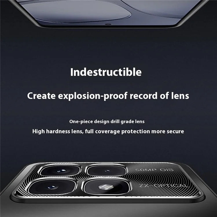 For Xiaomi Poco F6 Pro 5G / Redmi K70 5G / K70 Pro 5G Case CD Veins PC+TPU Phone Cover