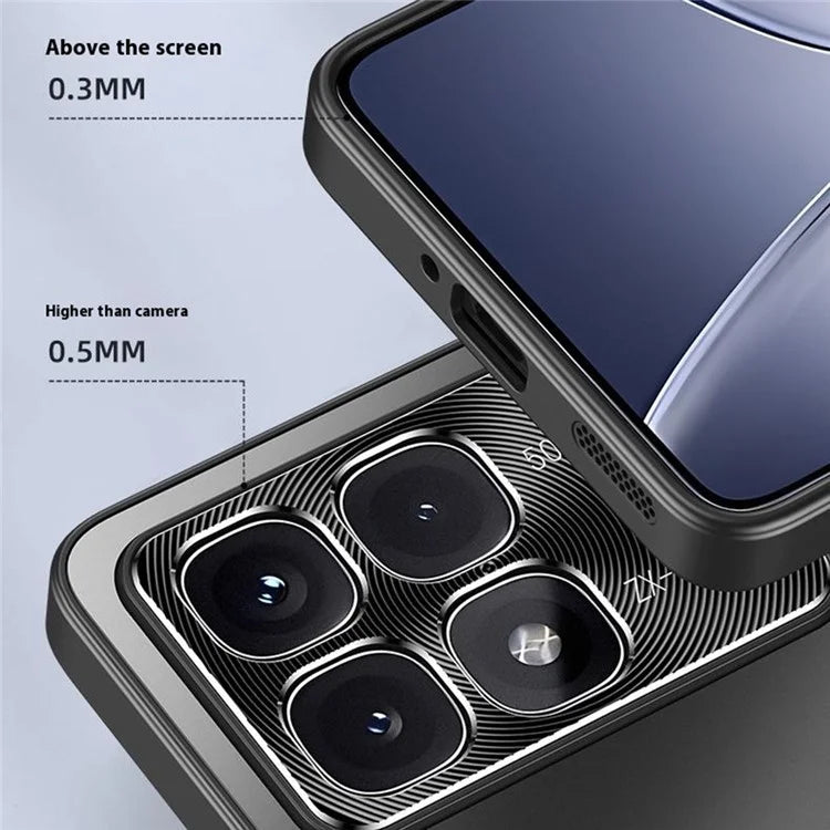 For Xiaomi Poco F6 Pro 5G / Redmi K70 5G / K70 Pro 5G Case CD Veins PC+TPU Phone Cover