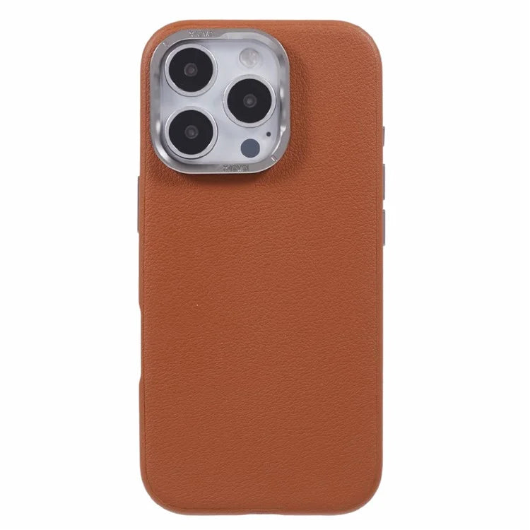 X-LEVEL For iPhone 16 Pro Case PU Leather Hard PC Back Phone Cover