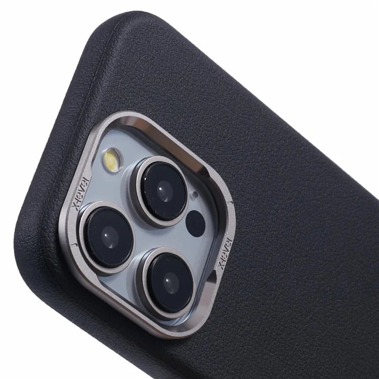 X-LEVEL For iPhone 16 Pro Case PU Leather Hard PC Back Phone Cover