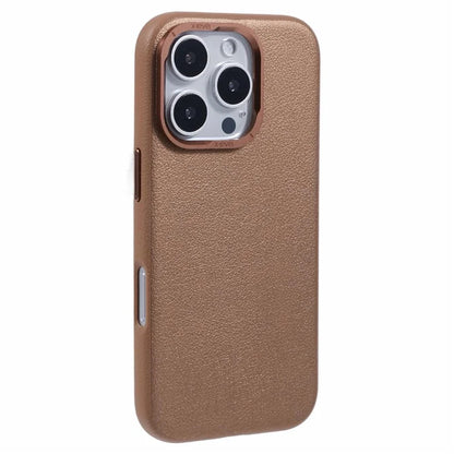 X-LEVEL For iPhone 16 Pro Case PU Leather Hard PC Back Phone Cover