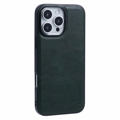 X-LEVEL Bojue-3 Series For iPhone 16 Pro Max Case Business Leather Coated PC+TPU Phone Cover
