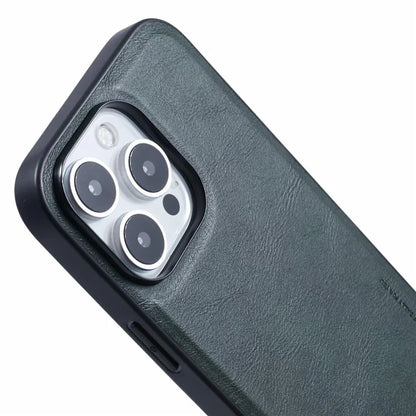 X-LEVEL Bojue-3 Series For iPhone 16 Pro Max Case Business Leather Coated PC+TPU Phone Cover