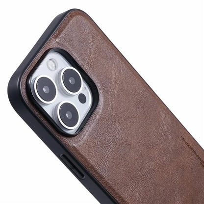 X-LEVEL Bojue-3 Series For iPhone 16 Pro Max Case Business Leather Coated PC+TPU Phone Cover