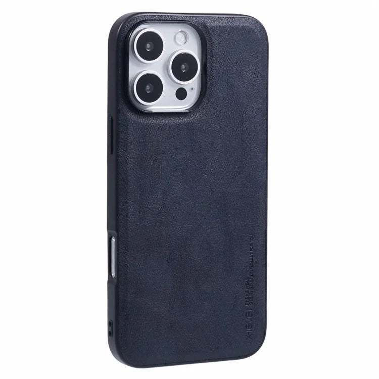 X-LEVEL Bojue-3 Series For iPhone 16 Pro Max Case Business Leather Coated PC+TPU Phone Cover