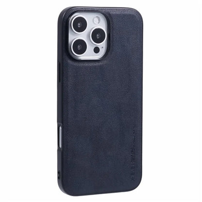 X-LEVEL Bojue-3 Series For iPhone 16 Pro Max Case Business Leather Coated PC+TPU Phone Cover