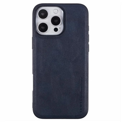 X-LEVEL Bojue-3 Series For iPhone 16 Pro Max Case Business Leather Coated PC+TPU Phone Cover