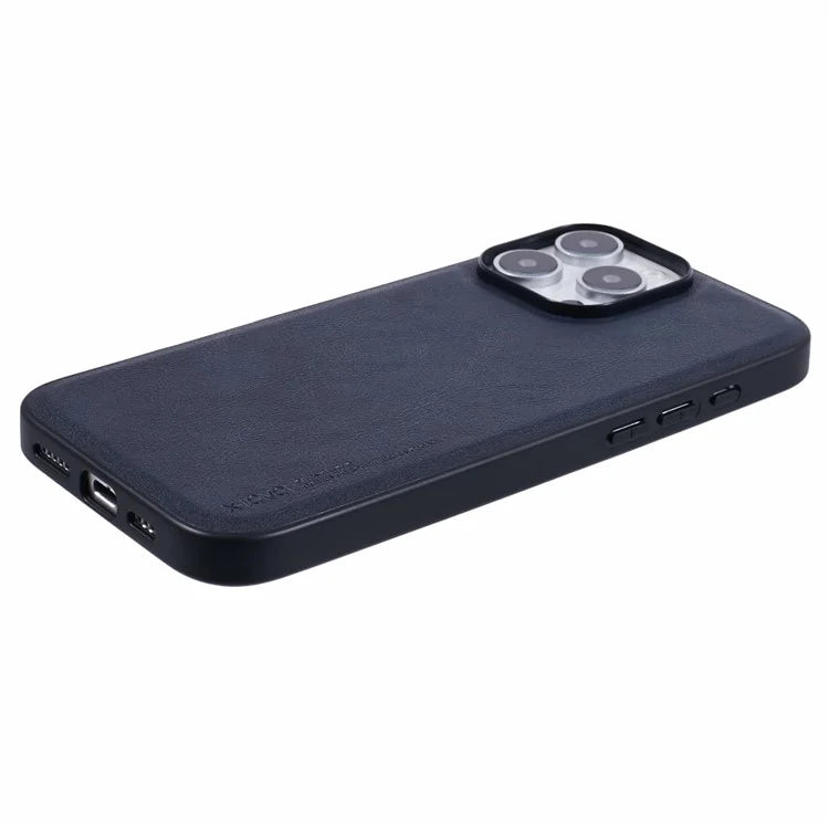 X-LEVEL Bojue-3 Series For iPhone 16 Pro Max Case Business Leather Coated PC+TPU Phone Cover