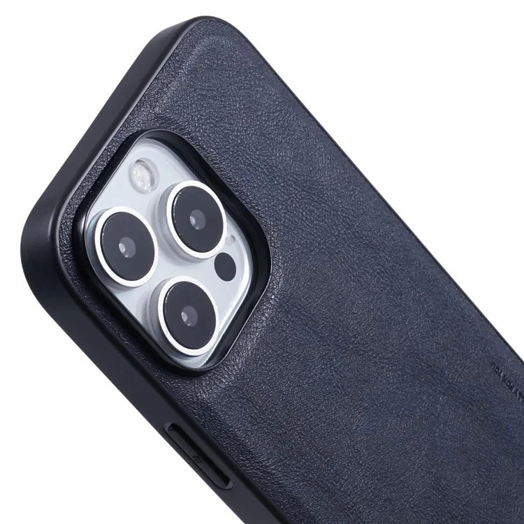 X-LEVEL Bojue-3 Series For iPhone 16 Pro Max Case Business Leather Coated PC+TPU Phone Cover