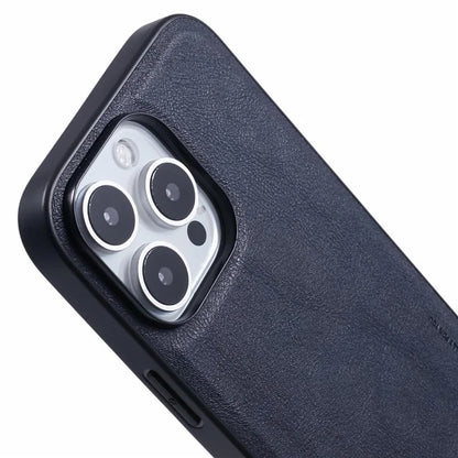 X-LEVEL Bojue-3 Series For iPhone 16 Pro Max Case Business Leather Coated PC+TPU Phone Cover