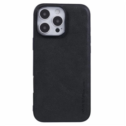 X-LEVEL Bojue-3 Series For iPhone 16 Pro Max Case Business Leather Coated PC+TPU Phone Cover