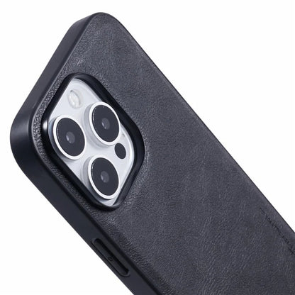 X-LEVEL Bojue-3 Series For iPhone 16 Pro Max Case Business Leather Coated PC+TPU Phone Cover
