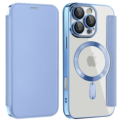 For iPhone 16 Pro Max Magnetic Phone Case RFID Blocking Phone Leather Cover