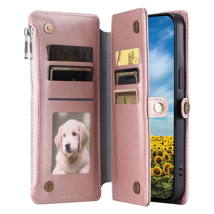 015 Style For Google Pixel 8a Wallet Case Drop-Proof Leather Phone Cover