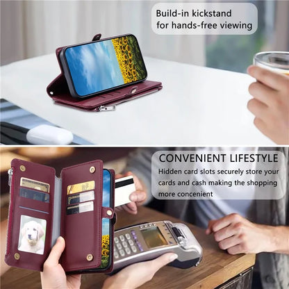 015 Style For Google Pixel 8a Wallet Case Drop-Proof Leather Phone Cover