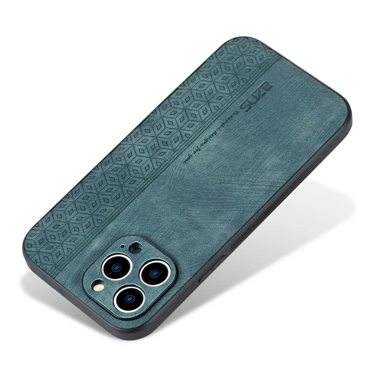 AZNS For iPhone 16 Pro Max Case Anti-Drop PU Leather+TPU Phone Cover