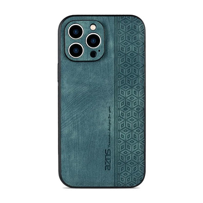 AZNS For iPhone 16 Pro Max Case Anti-Drop PU Leather+TPU Phone Cover