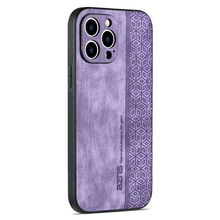 AZNS For iPhone 16 Pro Max Case Anti-Drop PU Leather+TPU Phone Cover