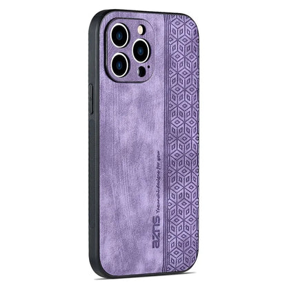 AZNS For iPhone 16 Pro Max Case Anti-Drop PU Leather+TPU Phone Cover