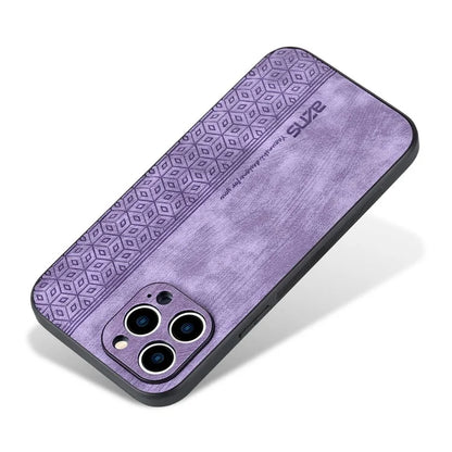 AZNS For iPhone 16 Pro Max Case Anti-Drop PU Leather+TPU Phone Cover