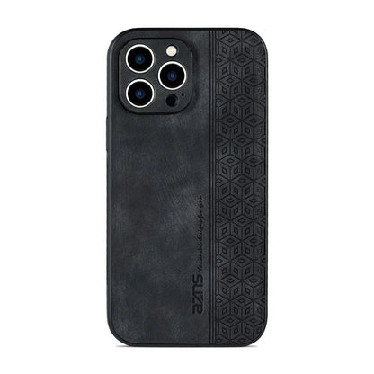 AZNS For iPhone 16 Pro Max Case Anti-Drop PU Leather+TPU Phone Cover
