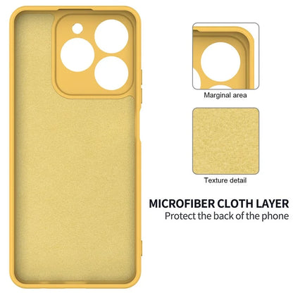 For Realme C61 4G Case Liquid Silicone Shockproof Phone Cover with Hand Strap