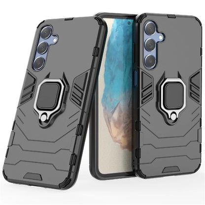 For Samsung Galaxy M35 5G Case Ring Kickstand PC+TPU Protective Phone Cover