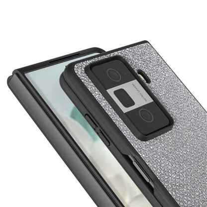 ABEEL For Honor Magic Vs3 5G Case Rhinestone Texture Leather+PC Phone Cover