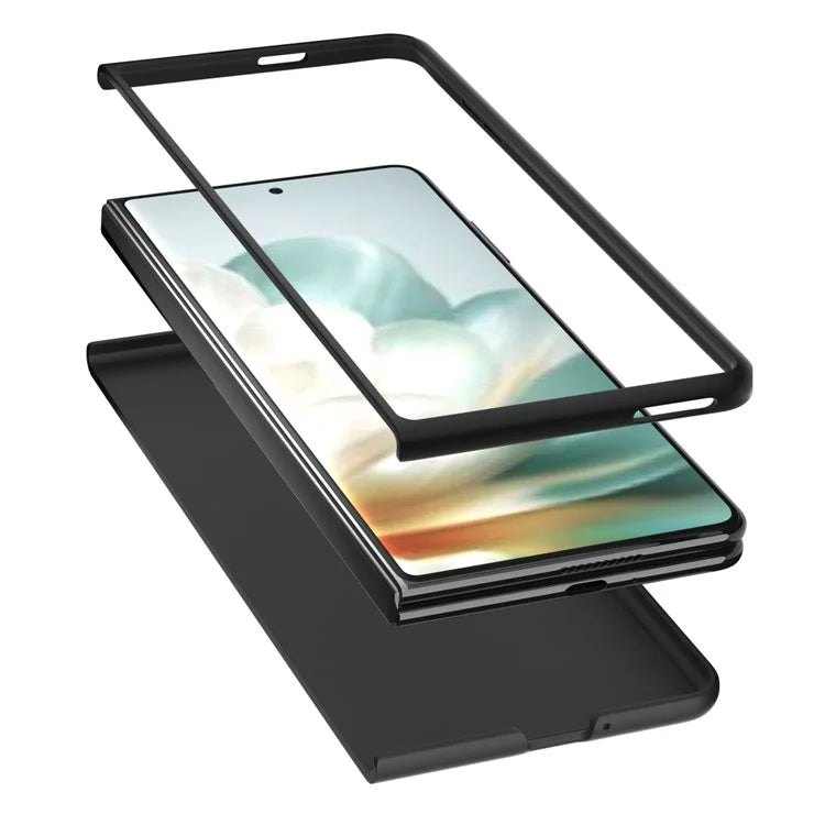 For Honor Magic Vs3 5G Case Leopard Pattern Leather Coated PC Phone Cover