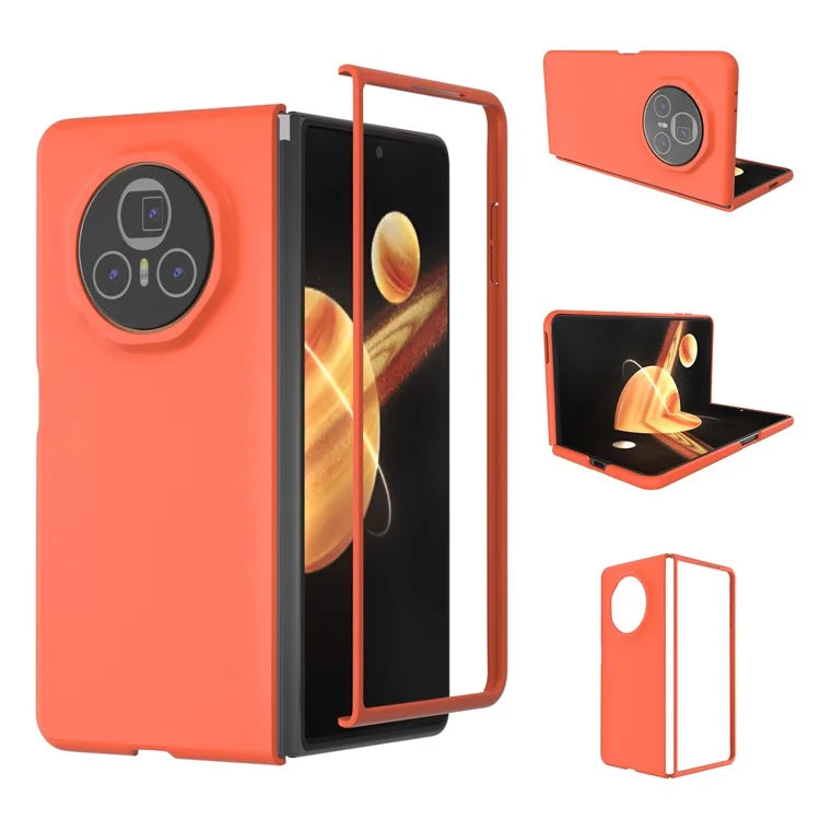 For Honor Magic V3 5G Case Skin-Touch Texture Hard PC Folding Phone Cover