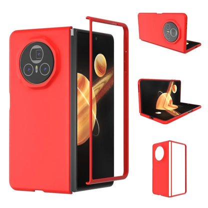 For Honor Magic V3 5G Case Skin-Touch Texture Hard PC Folding Phone Cover