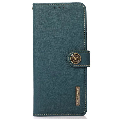KHAZNEH For OnePlus Nord CE4 Lite 5G / Oppo K12x 5G (China) Phone Case Genuine Cow Leather Wallet Cover