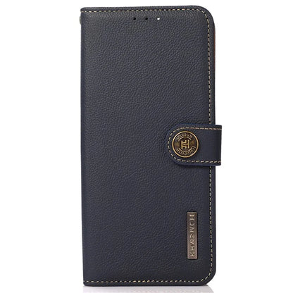 KHAZNEH For OnePlus Nord CE4 Lite 5G / Oppo K12x 5G (China) Phone Case Genuine Cow Leather Wallet Cover
