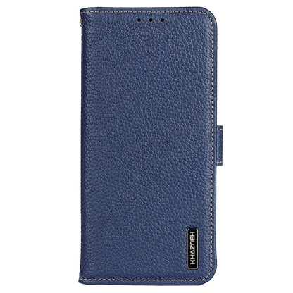 KHAZNEH For OnePlus Nord CE4 Lite 5G / Oppo K12x 5G (China) Phone Case Genuine Cow Leather Flip Cover