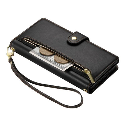 DF-011 For Samsung Galaxy A25 5G (Global) (161.0 X 76.5 X 8.3mm) Leather Case Crossbody Phone Bag