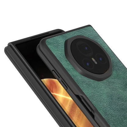 For Honor Magic V3 5G Case Litchi Texture PU Leather+PC Phone Cover