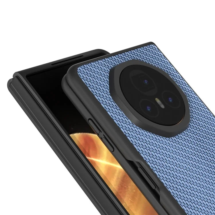 For Honor Magic V3 5G Case Carbon Fiber Texture PU+PC Phone Cover