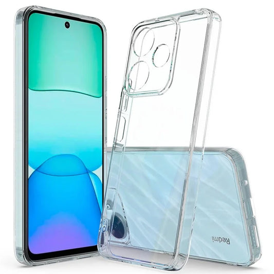 For Xiaomi Poco F6 5G  /  Redmi Turbo 3 5G Case TPU+Acrylic Anti-Drop Clear Phone Cover