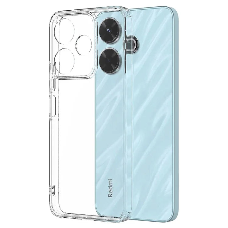 For Xiaomi Poco F6 5G  /  Redmi Turbo 3 5G Case TPU+Acrylic Anti-Drop Clear Phone Cover