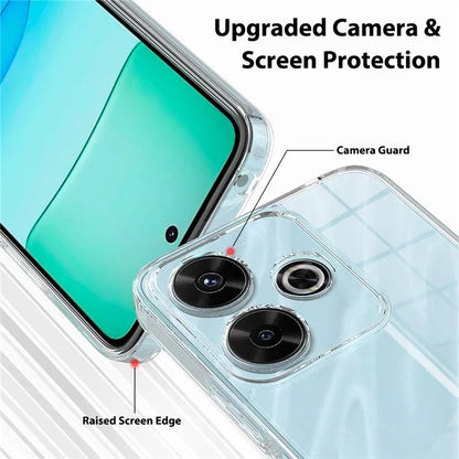 For Xiaomi Poco F6 5G  /  Redmi Turbo 3 5G Case TPU+Acrylic Anti-Drop Clear Phone Cover